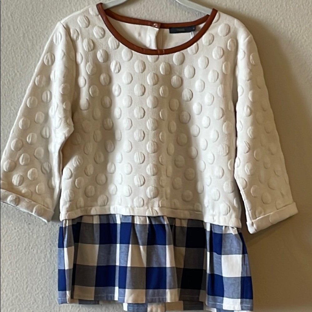 THML Peplum Top w/Great Details!
